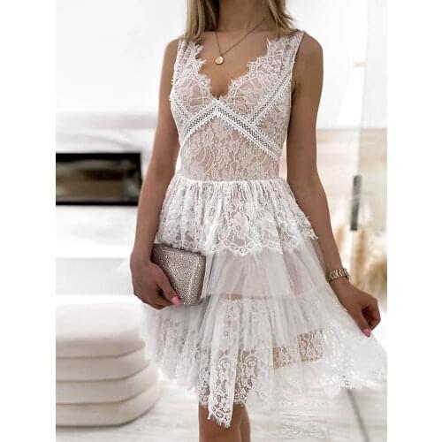 Women Beach Style Mini Dress Loose Square Collar Print Ruffles Sleeveless Dress Female Casual Plus Size Dress Streetwear Vestido