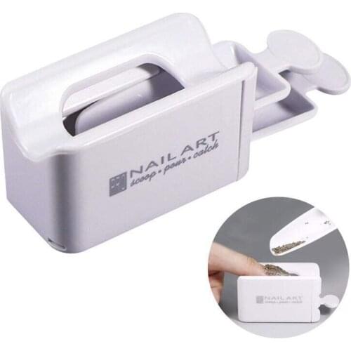 1 PCS double French powder recycling box Convenient powder infiltration container powder recycling box