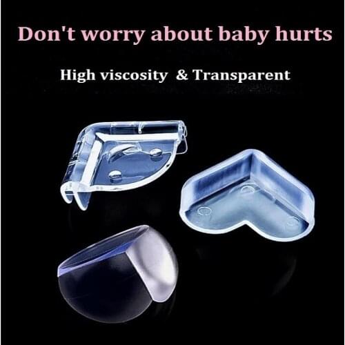 4PCS/lot Baby Safety Table Corner Protector Transparent Anti-Collision Angle Protection Cover Edge Corner Guard Child Security