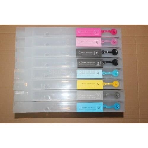 8pcs 220ml compatible refillable cartridge with chip for Ep Stylus Pro 4450 wide format printer