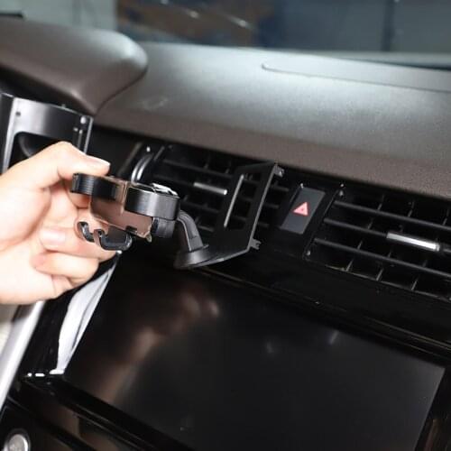 For Land Rover Discovery 5 LR5 17-2021 Car Phone Holder Mobile Phone Multifunction Holder GPS Navigation Bracket Car Accessories