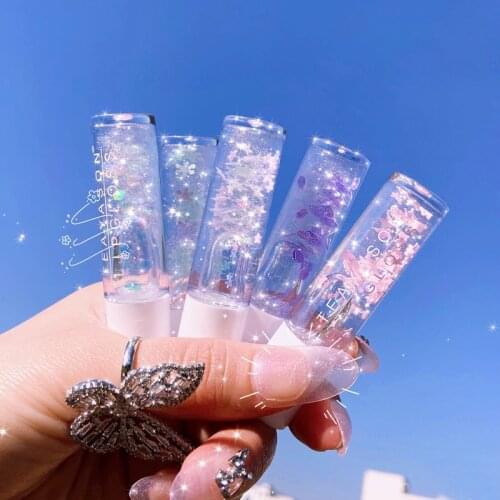 1Pc Moisturizing Waterproof Lip Gloss Long Lasting Liquid Lip Nourishing Lipstick Transparent Oil Cosmetic Lip Plumper TSLM1