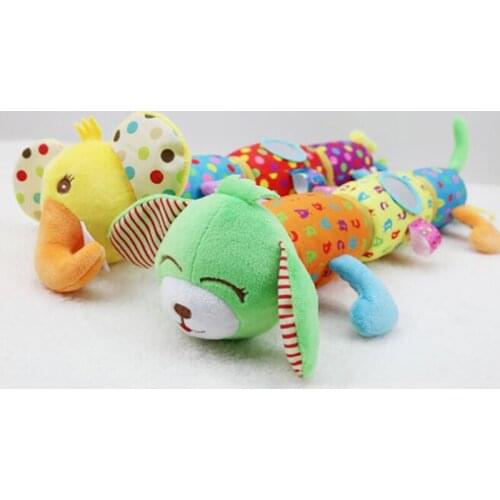 BABY Multi-functional Transformable Detachable Educational Toys Rotating Plush Doll 39cm Soft Safe Printing Infant Toy