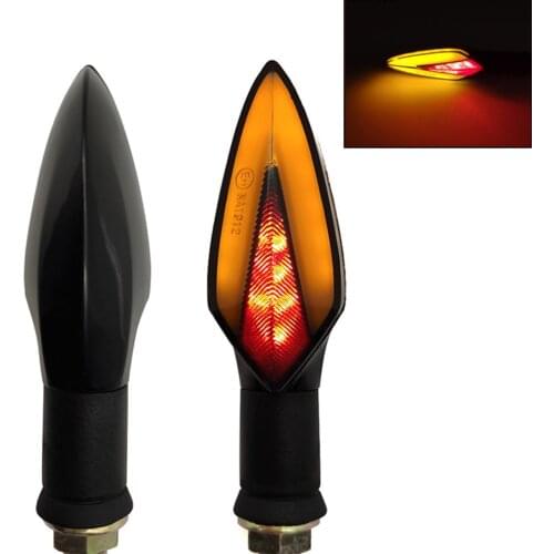 For Kawasaki Ninja ER6F ER6N 250 300R 300 250R LED Motorcycle Turn Signals Light Tail Lights Motor Accessories Yellow Red Lamp