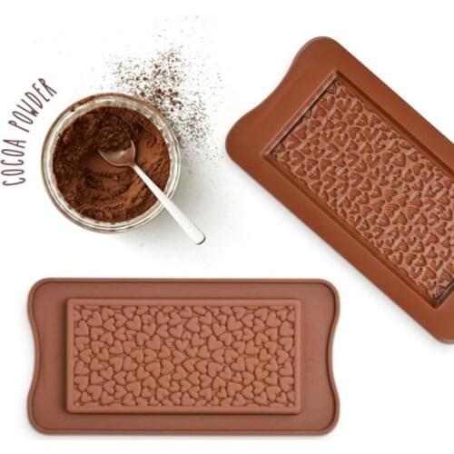Creative Heart Shaped Chocolate Mold Irregular Geometric Shape Coax Baking Mold DIY Silicone Mold Cake Decorating Tools