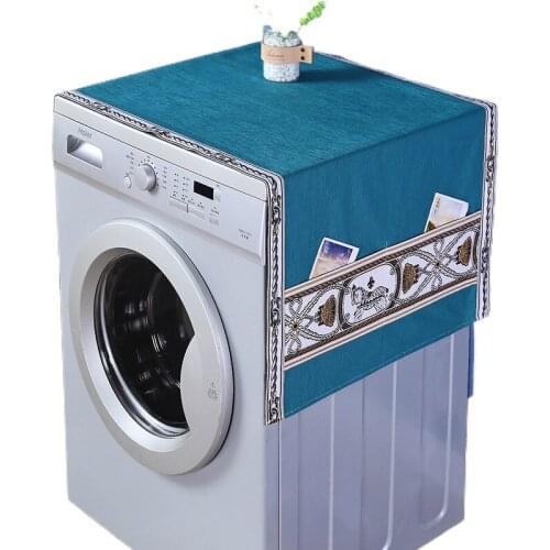 Refrigerator Cover Microwave Cover Household Appliance Dust Cover Washing Machine Cover Tea Table Cloth Tablecloth Fridge Cover