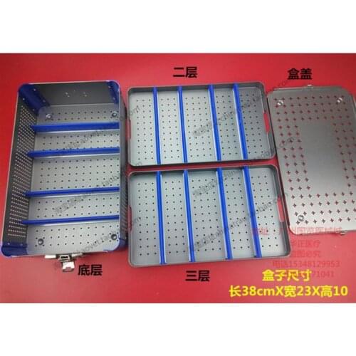 Orthopedic instrument placement box Medical ventilating sterilizing box high temperature pressure apparatus box aluminum alloy