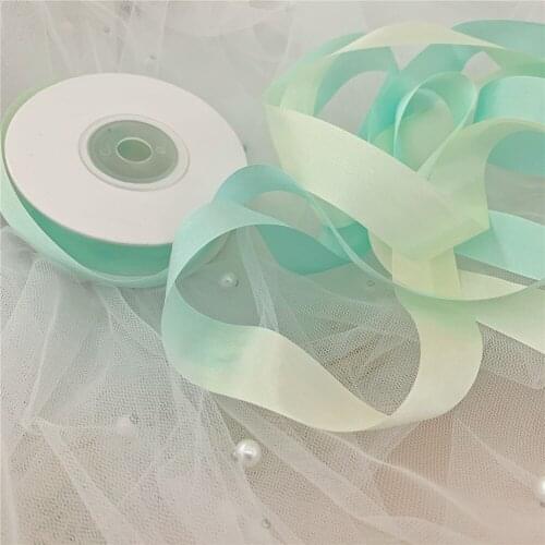 New Colors 20mm Variegated 100% Pure Silk Embroidery Ribbon Embroidery Handcraft 2mm 4mm 7mm Silk Ribbon