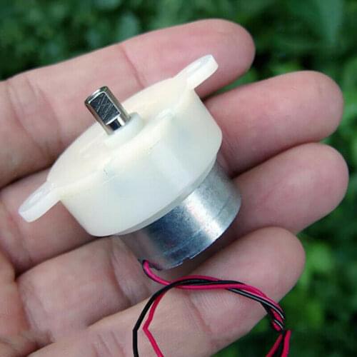Micro Electric 300 Gear Motor 1 : 600 DC 6V-12V 7.2V 9V Slow Speed Reduction Mute Reducer Motor Stage Light Robot Arm