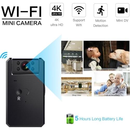 Mini Camera 4K WIFI HD 1080P IP camera Wireless Security Baby Monitor Camcorder Infrared Night Vision for hidden TF Smart Home