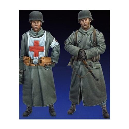 1/35 Resin Figure Model Kit Unassambled Unpainted//1013 (2 figures)