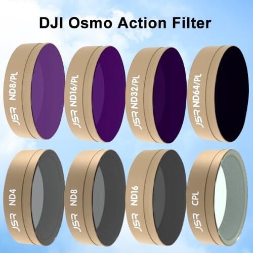 DJI OSMO ACTION Camera Lens Filter Sets CPL UV STAR ND4/8/16/32 ND8/16/32/64-PL Camera Filter for DJI Action Camera Accessories