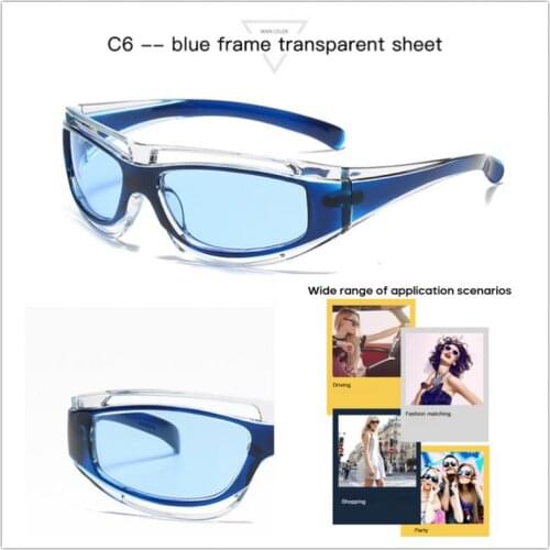 New Fashion Sunglasses Bike Cycling Glasses Outdoor Full Frame Riding Eyewear Double Frame Personalized Sunglasses Equipment