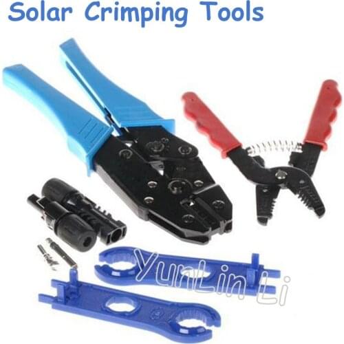 5pcs/lot Solar Crimping Tool MC4 Solar Panel Cable Connector Crimp Tool PV Crimping DIY Wire AWG 14 12 10