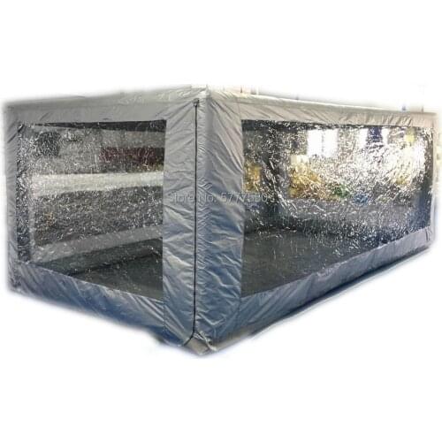 OEM Inflatable Booth Airtight paint bus Booth Removable Inflatable Car Spray Booth Pup Up Airtight Car Tent For Spray Printing