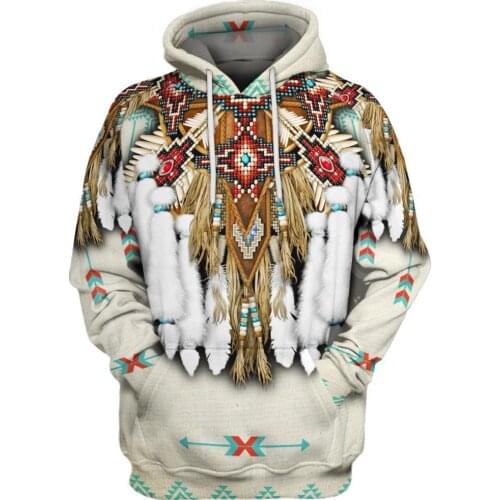 Tessffel Indian Native Harajuku Casual Colorful Tracksuit New Fashion 3Dfull Print Hoodie/Sweatshirt/Jacket/Men Women s25