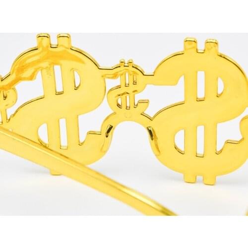 Q9QB Funny Dollar Glasses Plastic Wearing Toy for Kids&Adults Trick Toy with Novelty Design Relieve Stress
