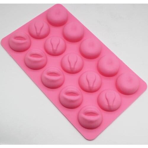15 cavity Sex toys shape silicone soap mould Fondant cake chocolate ice mold clay craft mould Baking mold DIY decoration tools
