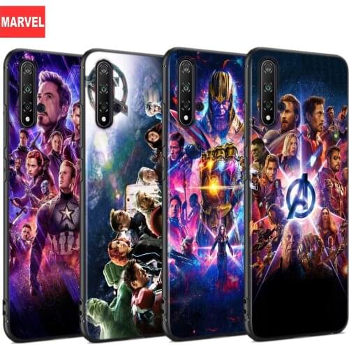 Silicone Cover Marvel The Avengers For Huawei Nova 8 7 6 SE 5T 7i 5i 5Z 5 4 4E 3 3i 3E Lite 2 2i Pro Phone Case