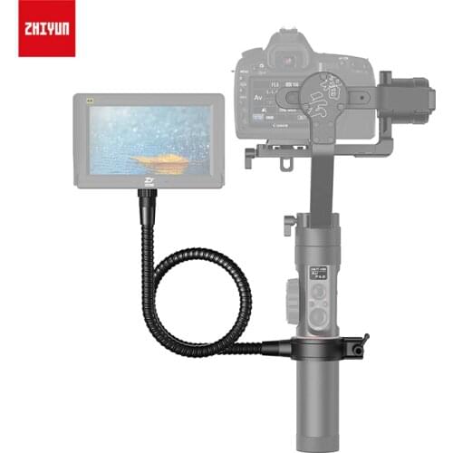 ZHIYUN Official Accessories Crane 2 Handheld Stabilizer Gimbal 1/4 Thread Metal Holder with Flexible Pipe Monitor Holder