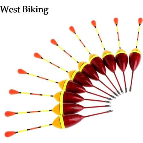 10pcs Carp Fishing Floats Set Buoy Bobber Stick For Fish Tackle Vertical 2# 4.5g