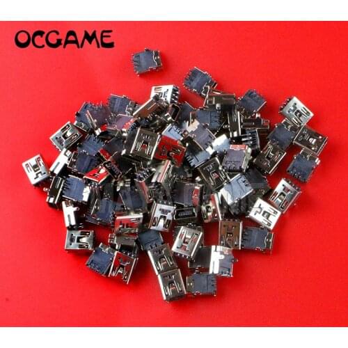 100PCS/LOT New Mini USB jack/plug/connector chargering port for PS3 wireless Controller micro usb socket charging port OCGAME
