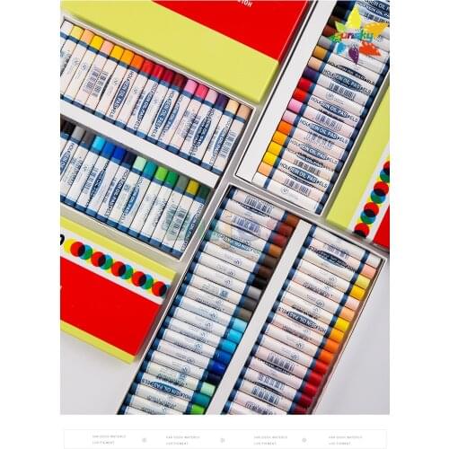 24 36 48 original japan Holbein Pastel color stick professtional artist oil pastel ACADEMIC oily chalk drawing scholar sticks