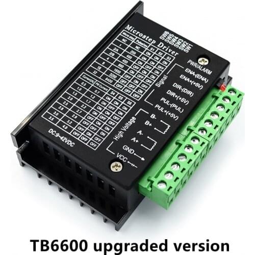 42/57 stepper motor driver TB6600 upgrade version 32 subdivision 4.0A 42V (pulse 3-24V)