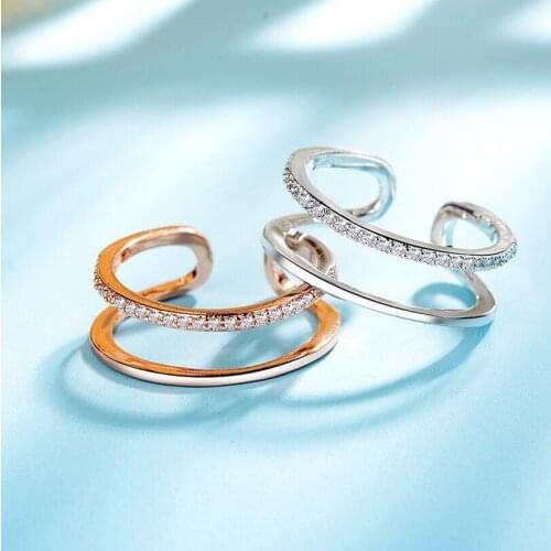 AGOOD Women's Gold Rings