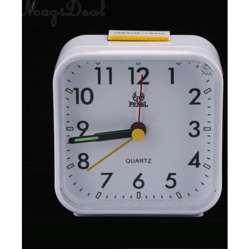 Battery Operated Travel Alarm Clock,Lighted on Demand and Snooze