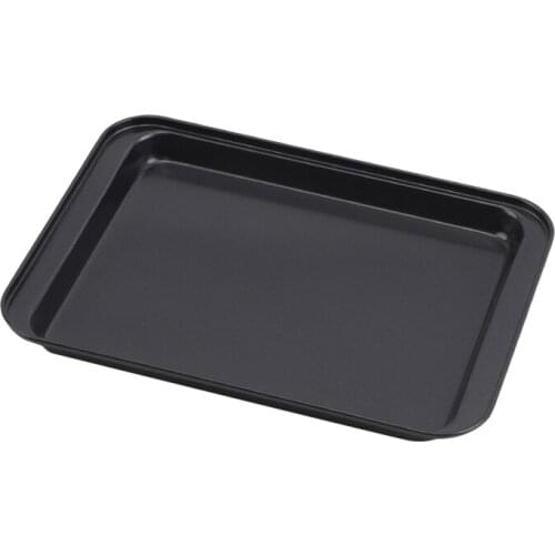 10 Inch Two-Level Long Tray Baking Mold Baking Tray Rectangular Black Baking Tray DIY Baking Tool Kitchen Utensils