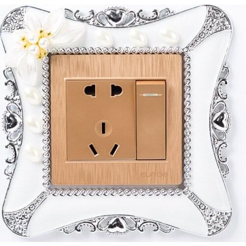 European style switch stickers decoration living room childrens room switch protection cover creative switch peripheral decorat