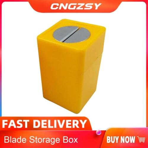 Professional Broken Blade Disposal Container for Snap Off Knife Vinyl Wrap Film Sticker Cutter Trash Blade Can Storage Box E07