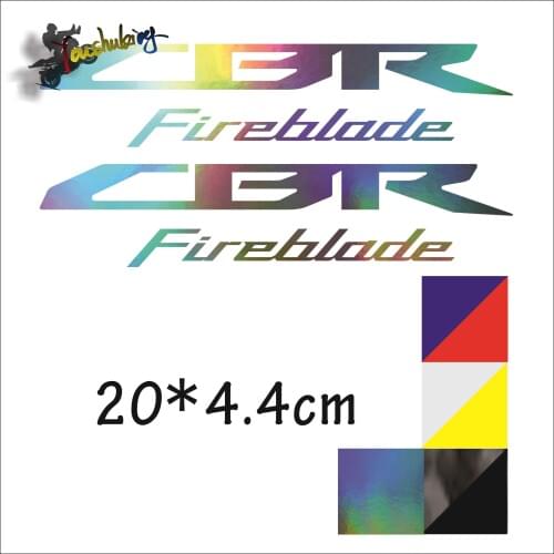 Hot sale Motorcycle Carbon black laser color reflective helmet sticker fit for CBR 1000RR Fireblade