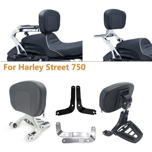 Motorcycle Multi Purpose Driver Passenger Backrest For Harley Street 750 2014-2020