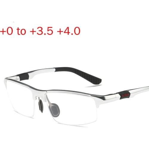 Aluminum Magnesium Multifocal Lens Reading Glasses Men Presbyopia Hyperopia Bifocal Glasses Weomen Sun Photochromic Sunglasse NX