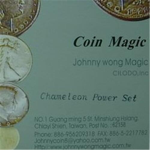 Chameleon Power Set By Johnny Wong - Magic Tricks Coin&Money Magic Props Accessories Stage Close Up Comedy Toys Gimmick