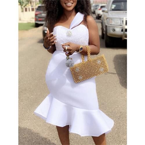 ONTINVA White Summer Dresses