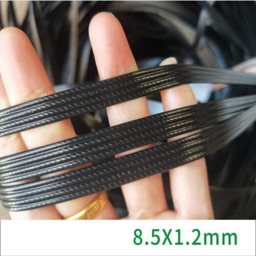 500G Four Line Coffee Gradient Imitation Flat Synthetic Rattan Weaving Raw Material PVC Rattan For Knit And Repair Chair Basket
