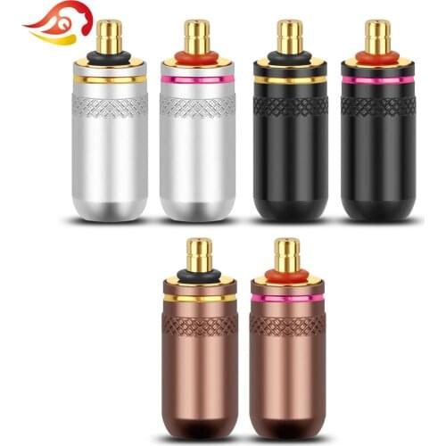 QYFANG Gold Plated Beryllium Copper Earphone IPX Plug Audio Jack Wire Connector Metal Adapter Pin For UE6 UE6Pro HiFi Headphone
