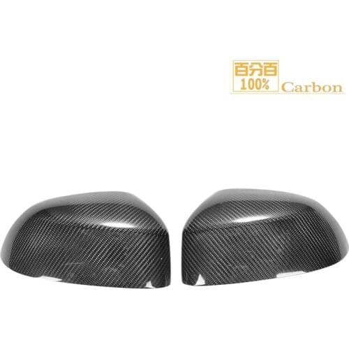 Replacement Carbon Fiber Mirror Cover Cap OEM Style For BMW X3 F25 X4 F26 X5 F15 X6 F16 2014-2018