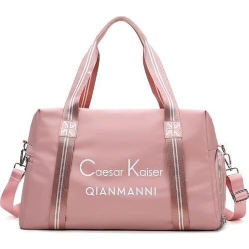 Large-capacity Travel Bag For Women 2021 Nylon Waterproof Yoga Bag Gym Airport Clothing Luggage Weekend Vacation Shoulder Bag