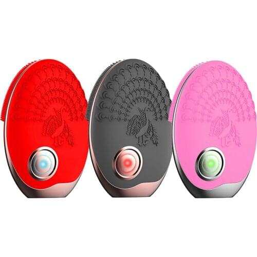 Face Washing machine silica gwashing machineel wireless charging face washing brush Silica Gel face washing machine face