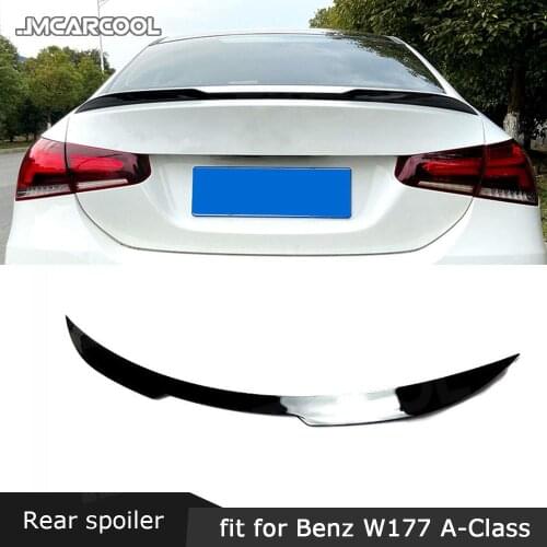 High quality ABS Rear Trunk Lip Spoiler Wings for Mercedes Benz W177 A180 A200 A220 A35 AMG Sedan 4 door 2019 2020 Auto Styling