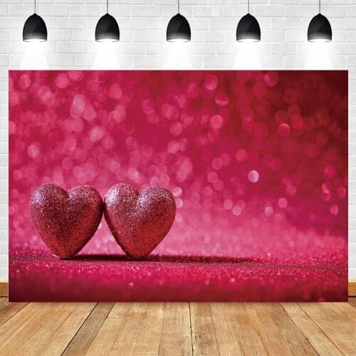 Yeele Valentines Day Backdrop Party Decor Red Heart Light Bokeh Photozone Photo Photographic Backgrounds For Photo Studio Props