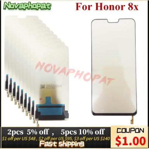 Novaphopat 100% Tested High Quality LCD Display Backlight Film For Huawei Honor 8X LED Back light LCD Repair Part 5pcs/10pcs/lot