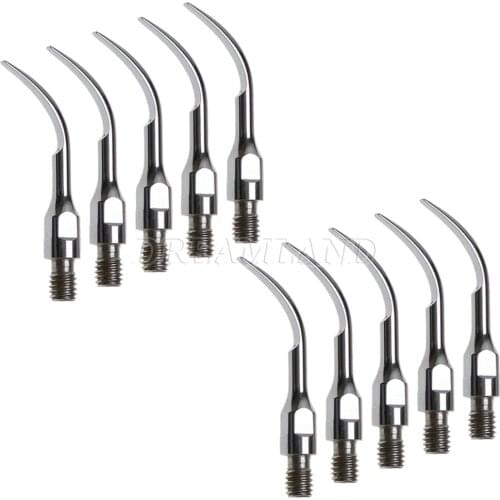 10*Ultrasonic Scaling Tip GS2 Compatible w/ SIRONA 2L Scaler Handpiece CW