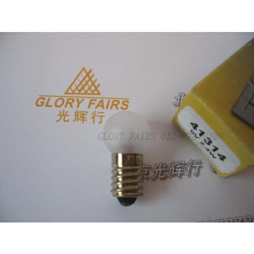 2pcs,Eiko 41314 6V 0.4A 2.4W frosted incandescent bulb,ophthalmometer,keratometer,for Topcon OM3 OM4,6V2.4W ophthalmic lamp
