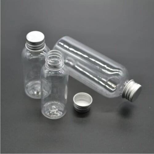 20pcs/lot 10ML 20ML 30ML 50ML 60ML 100ML cream lotion cosmetic container travel kits empty small plastic bottle with screw cap