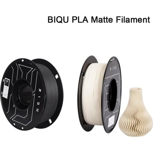 BIQU PLA Matte Filament 1.75MM 3D Print For Creality Ender 3 Pro CR-6 SE Anycubic Mega X FDM 3D Printer Parts